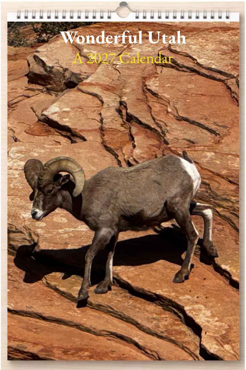 Wonderful Utah: A 2027 Calendar
