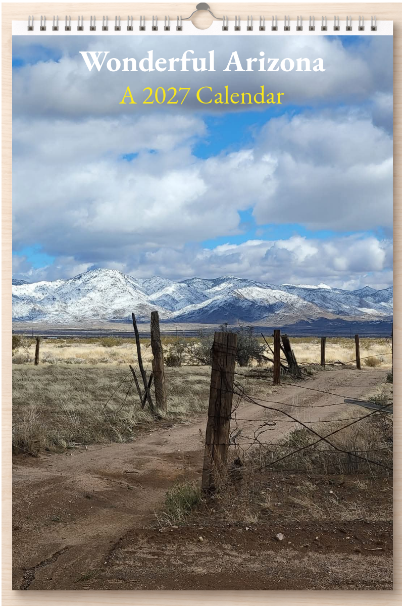 Wonderful Arizona: A 2027 Calendar