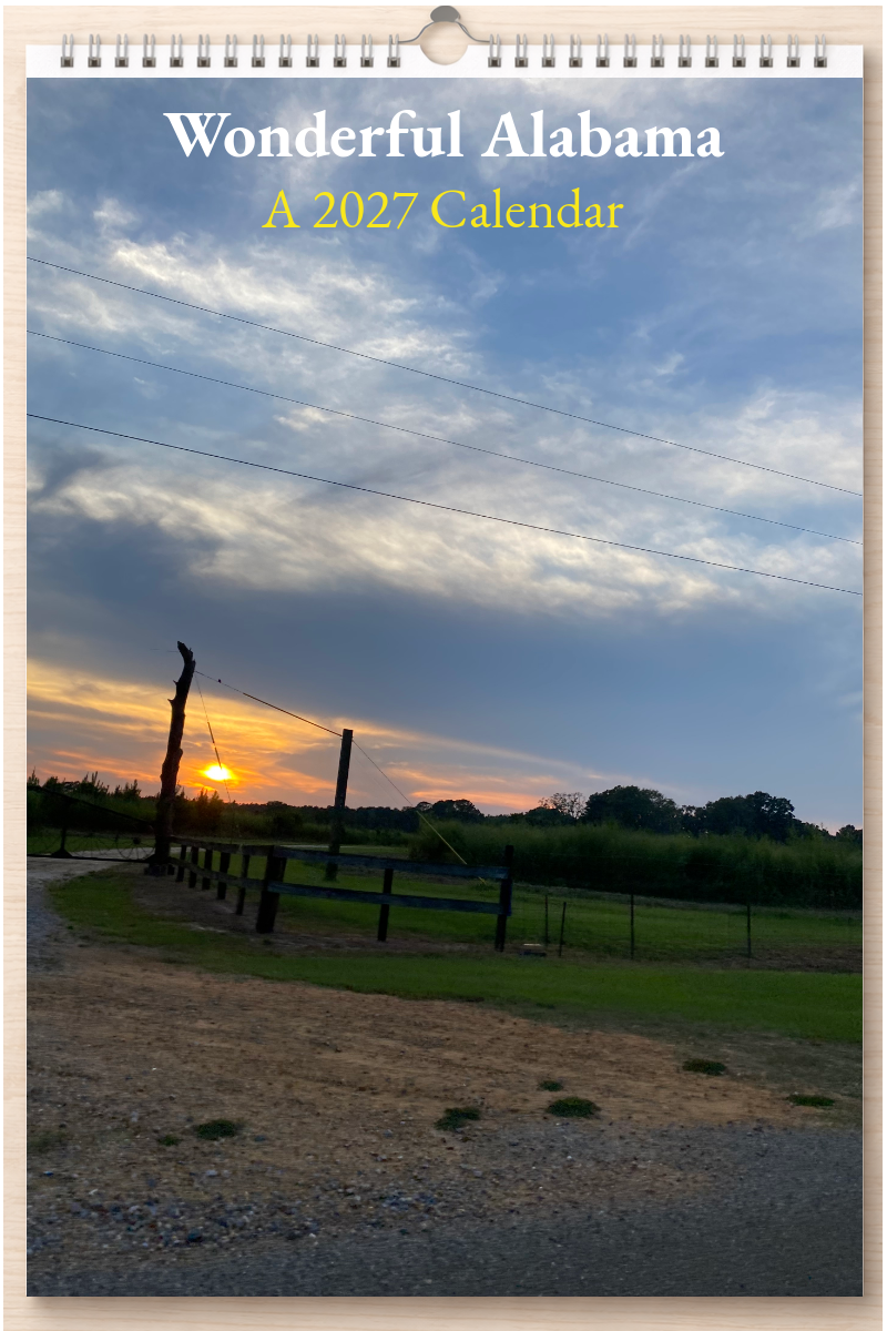 Wonderful Alabama: A 2027 Calendar