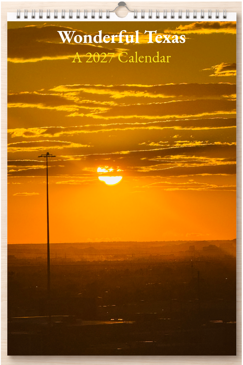 Wonderful Texas: A 2027 Calendar