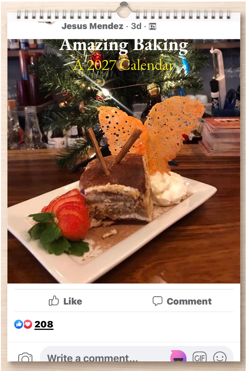 Amazing Baking: A 2027 Calendar