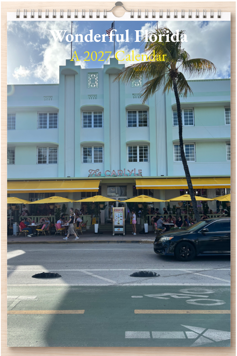 Wonderful Florida: A 2027 Calendar
