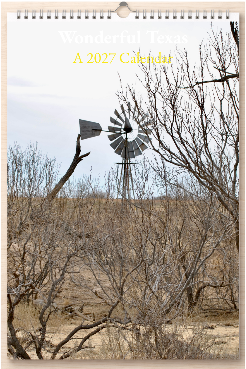 Wonderful Texas: A 2027 Calendar