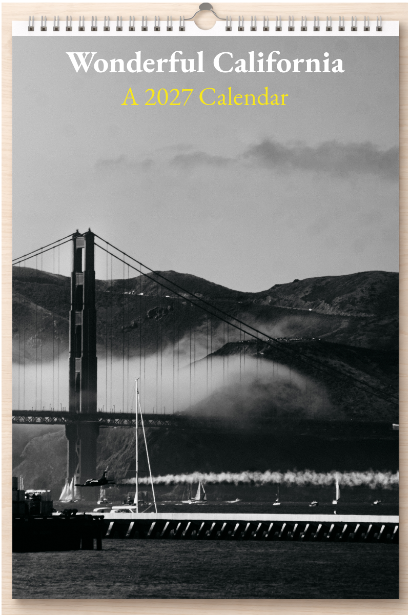 Wonderful California: A 2027 Calendar