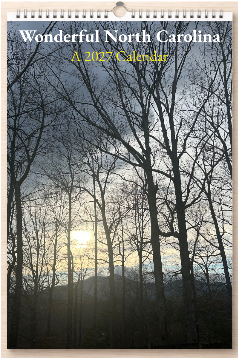Wonderful North Carolina: A 2027 Calendar