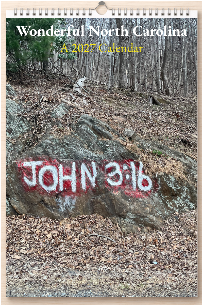 Wonderful North Carolina: A 2027 Calendar