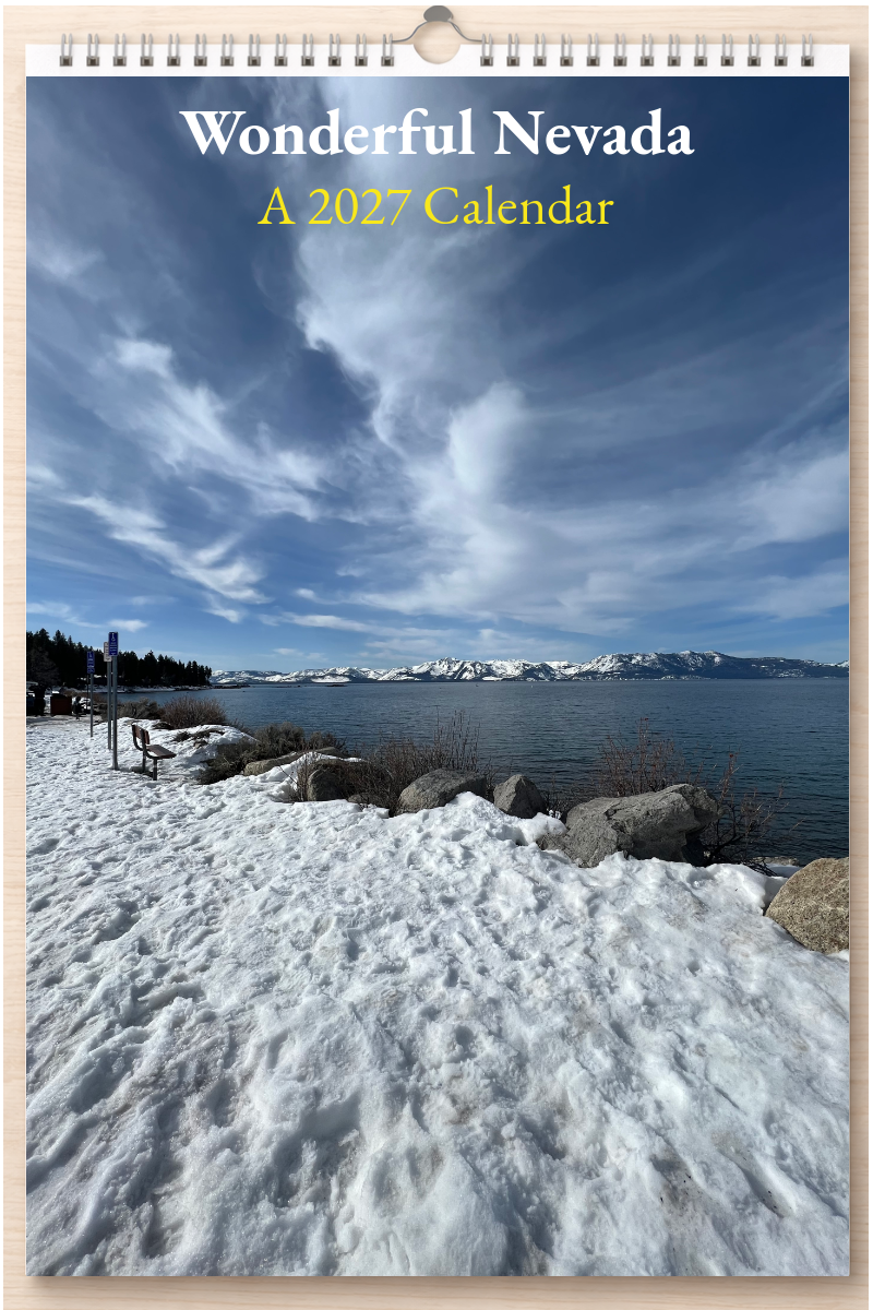 Wonderful Nevada: A 2027 Calendar