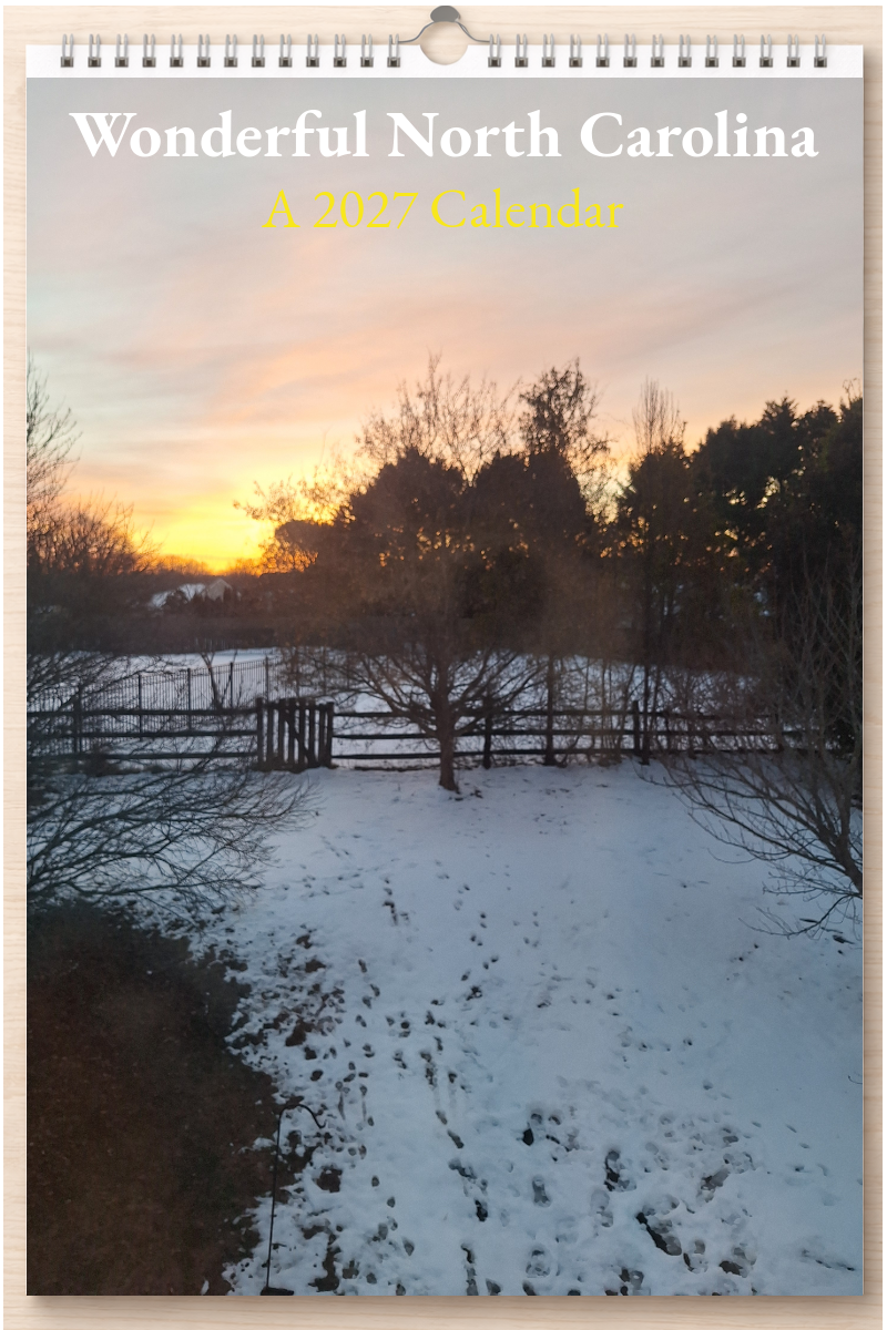 Wonderful North Carolina: A 2027 Calendar
