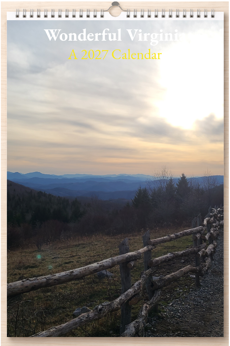 Wonderful Virginia: A 2027 Calendar