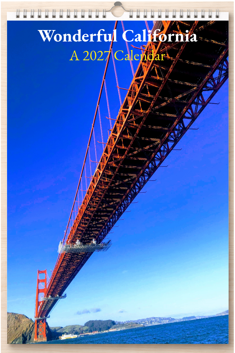 Wonderful California: A 2027 Calendar