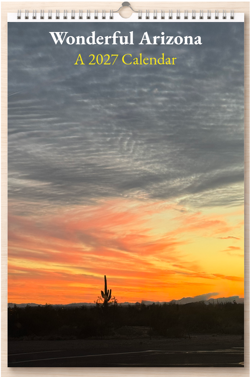 Wonderful Arizona: A 2027 Calendar