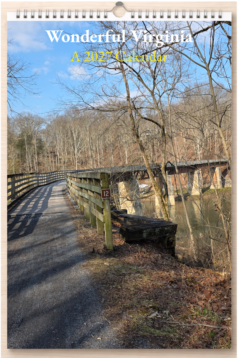 Wonderful Virginia: A 2027 Calendar