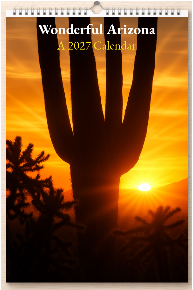 Wonderful Arizona: A 2027 Calendar