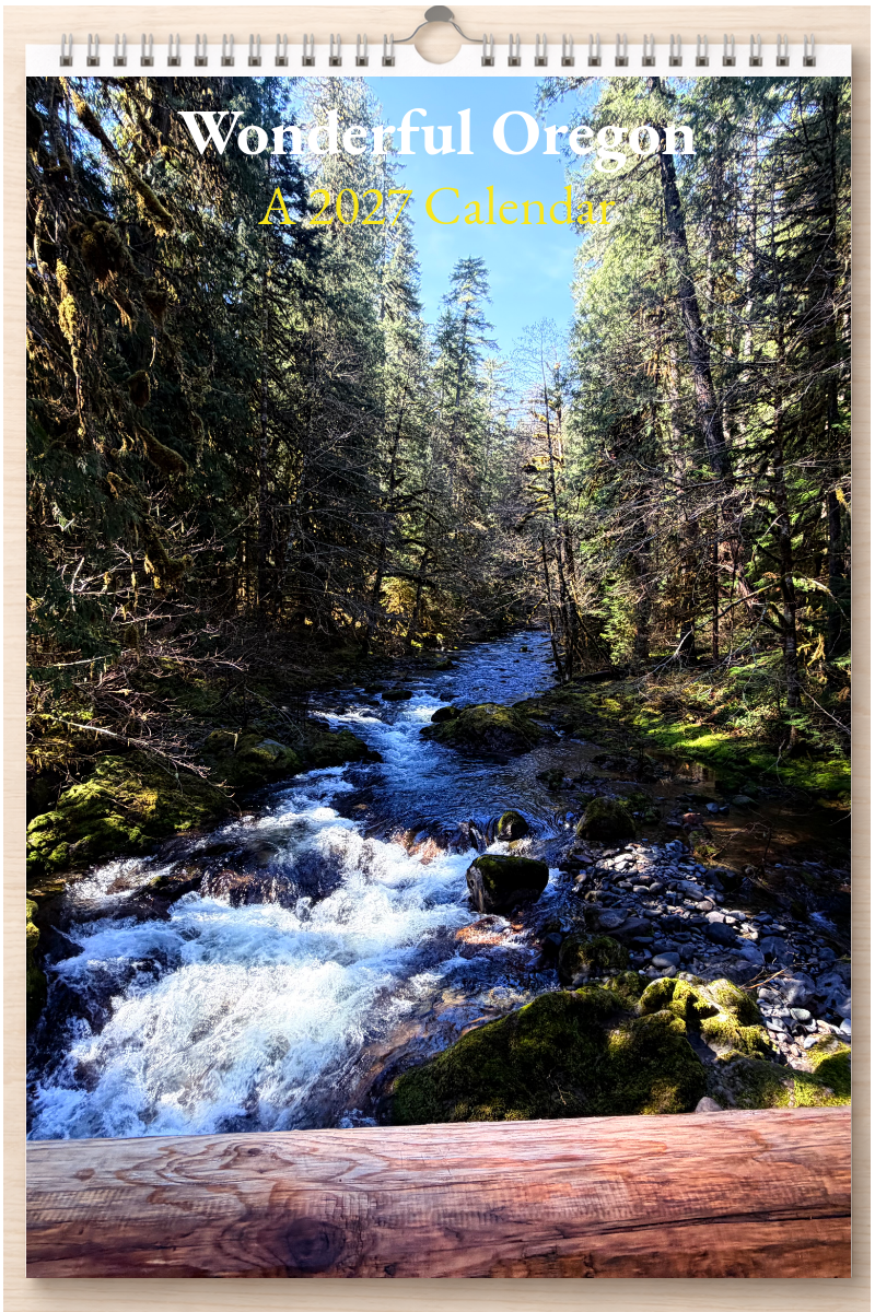Wonderful Oregon: A 2027 Calendar