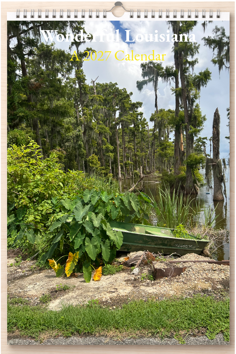 Wonderful Louisiana: A 2027 Calendar