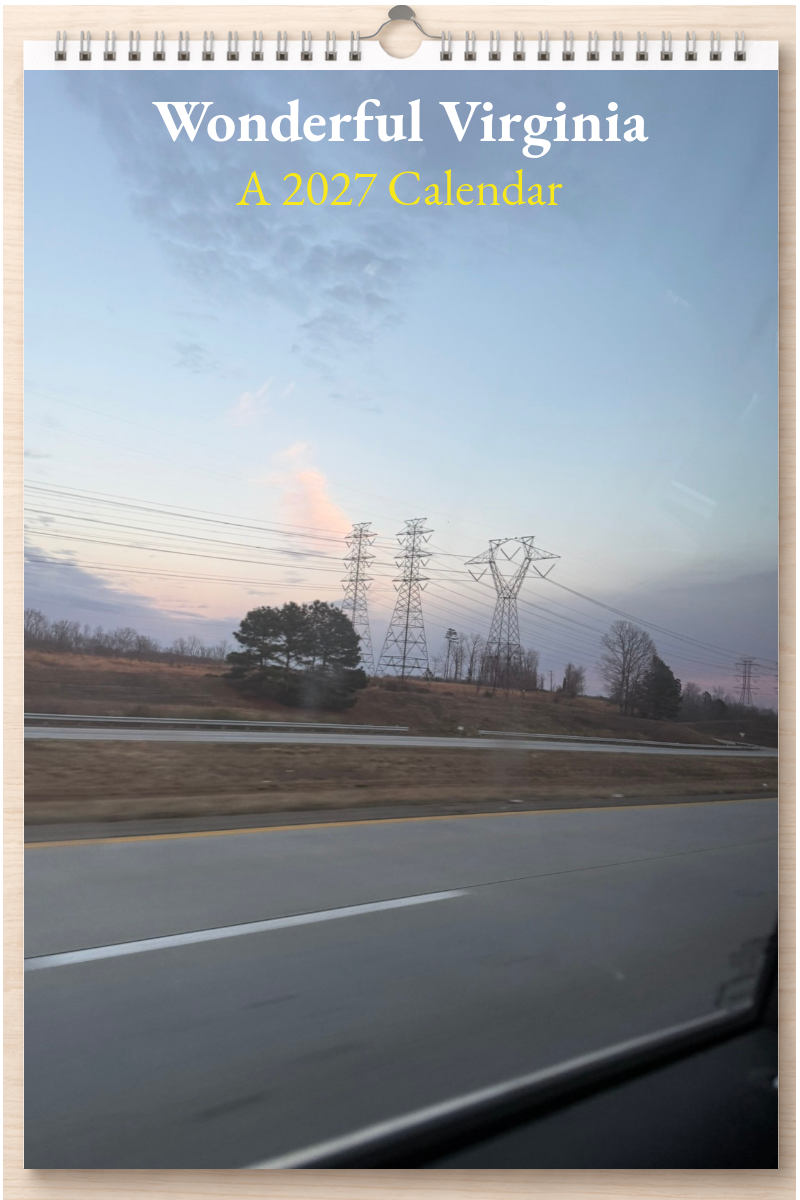 Wonderful Virginia: A 2027 Calendar