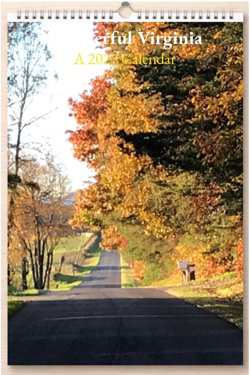 Wonderful Virginia: A 2027 Calendar