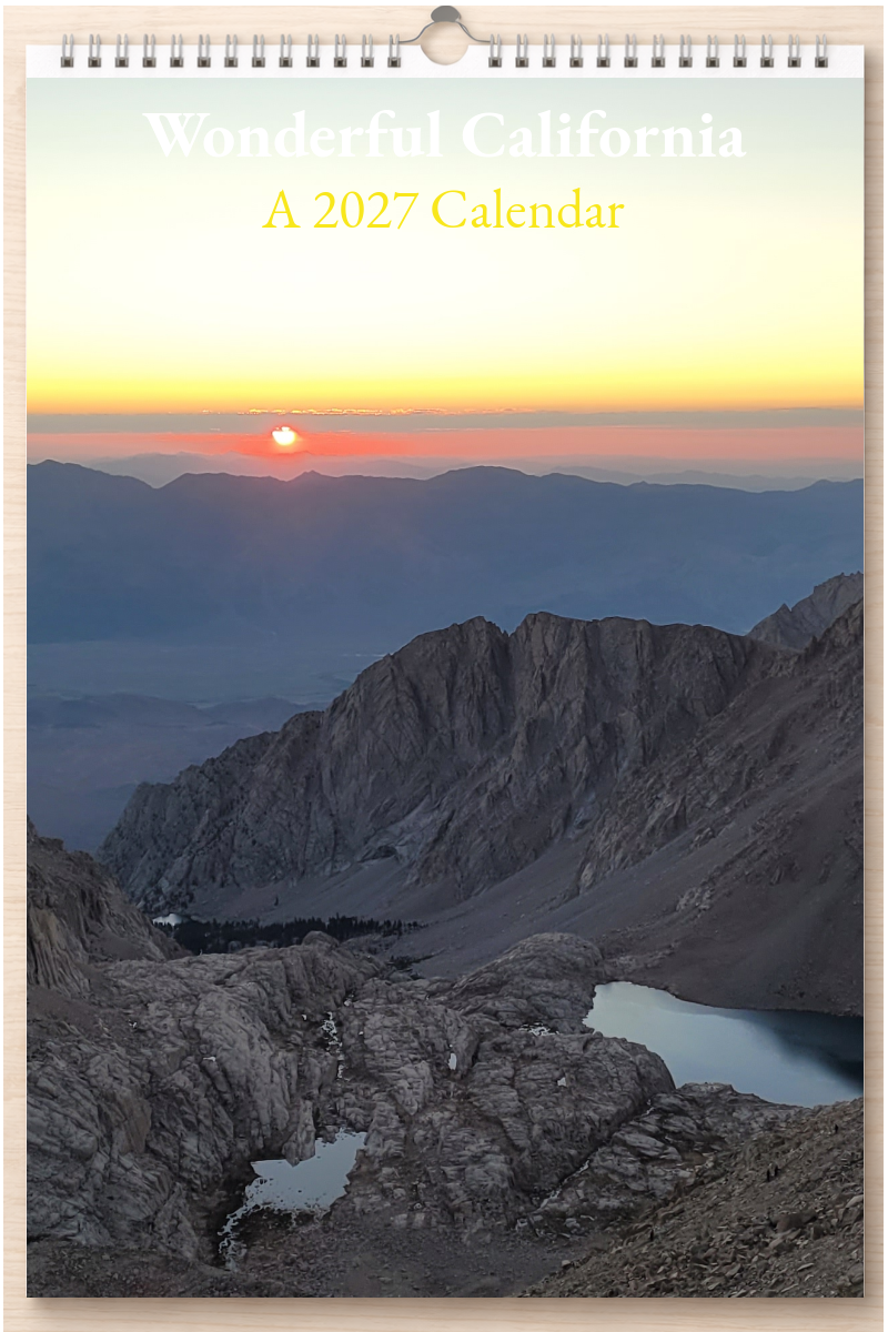 Wonderful California: A 2027 Calendar