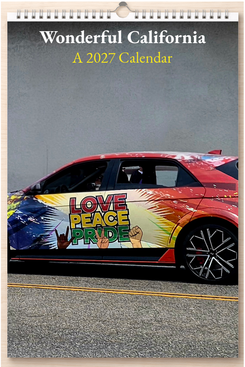 Wonderful California: A 2027 Calendar