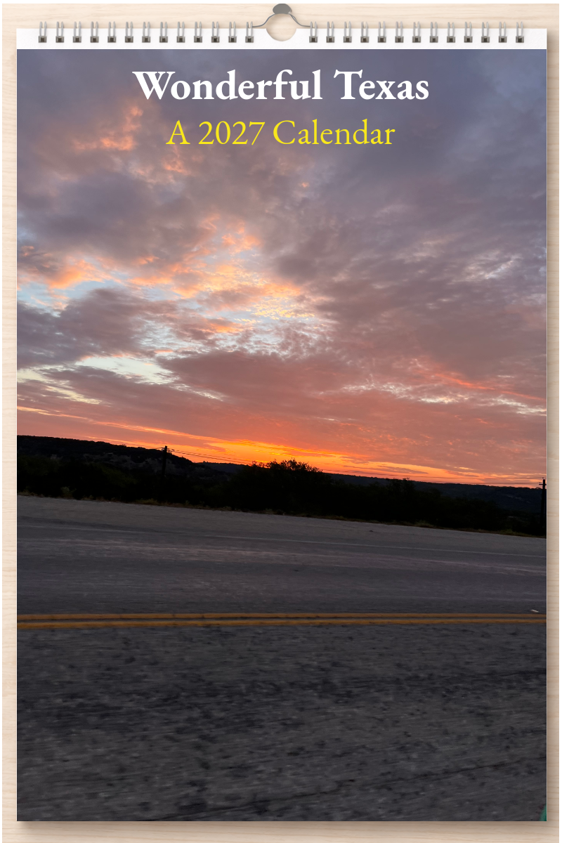 Wonderful Texas: A 2027 Calendar