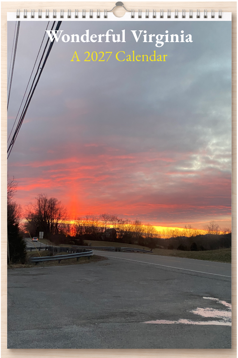 Wonderful Virginia: A 2027 Calendar