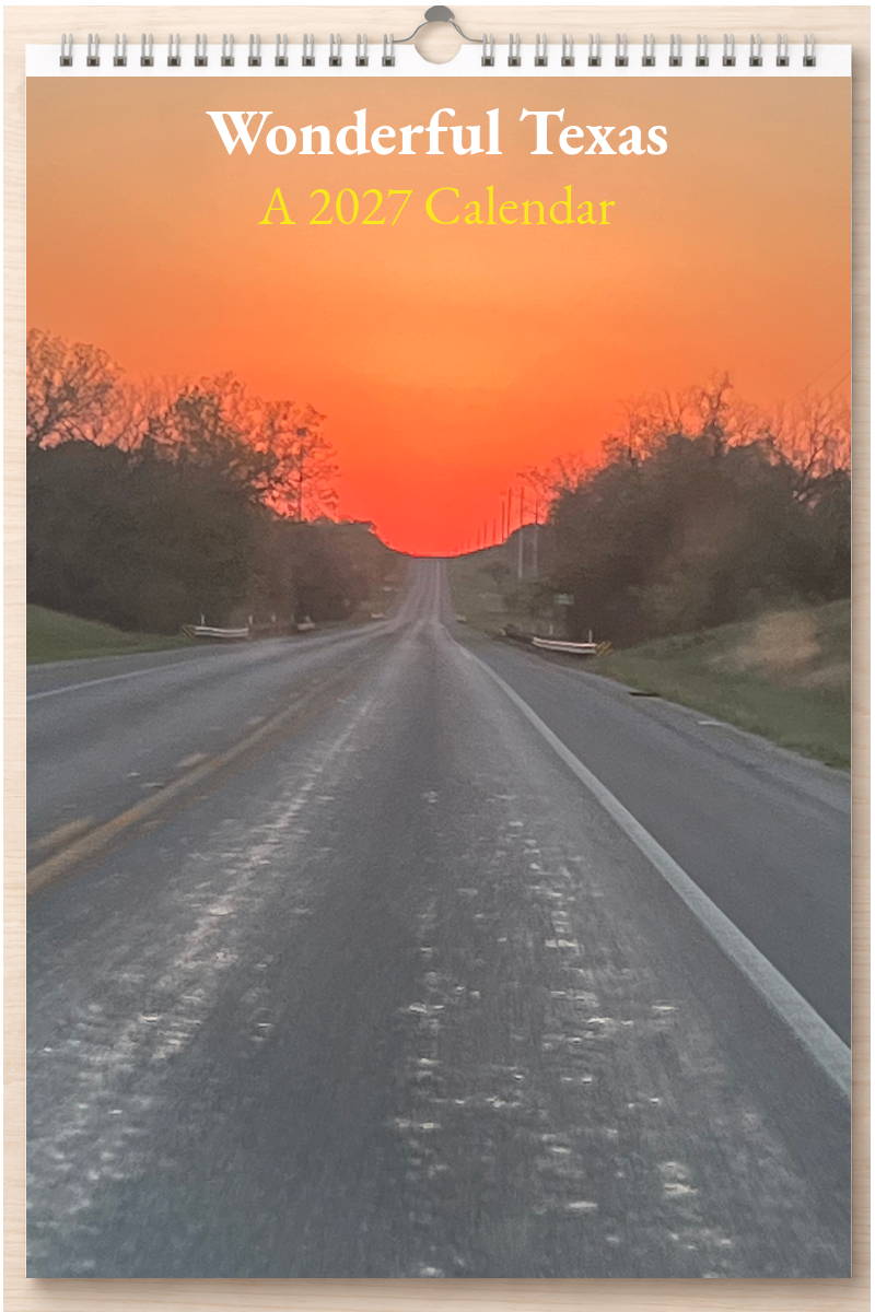 Wonderful Texas: A 2027 Calendar