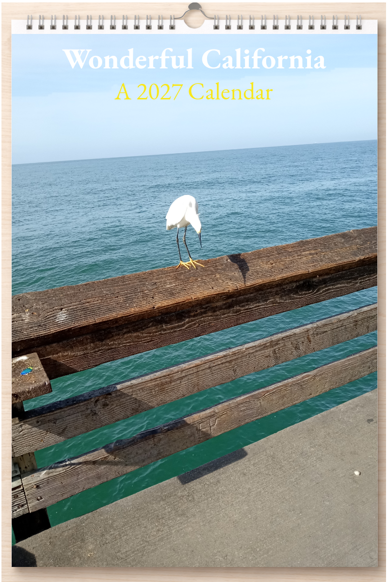 Wonderful California: A 2027 Calendar