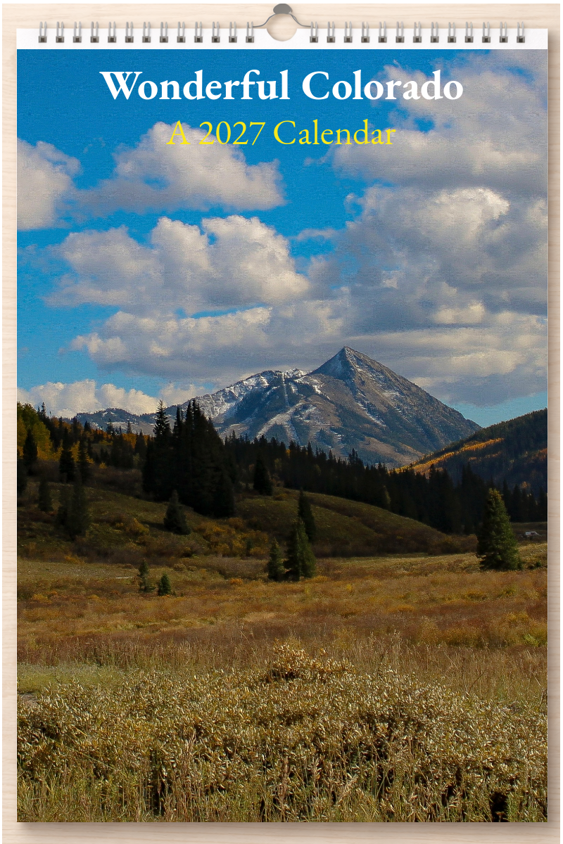 Wonderful Colorado: A 2027 Calendar