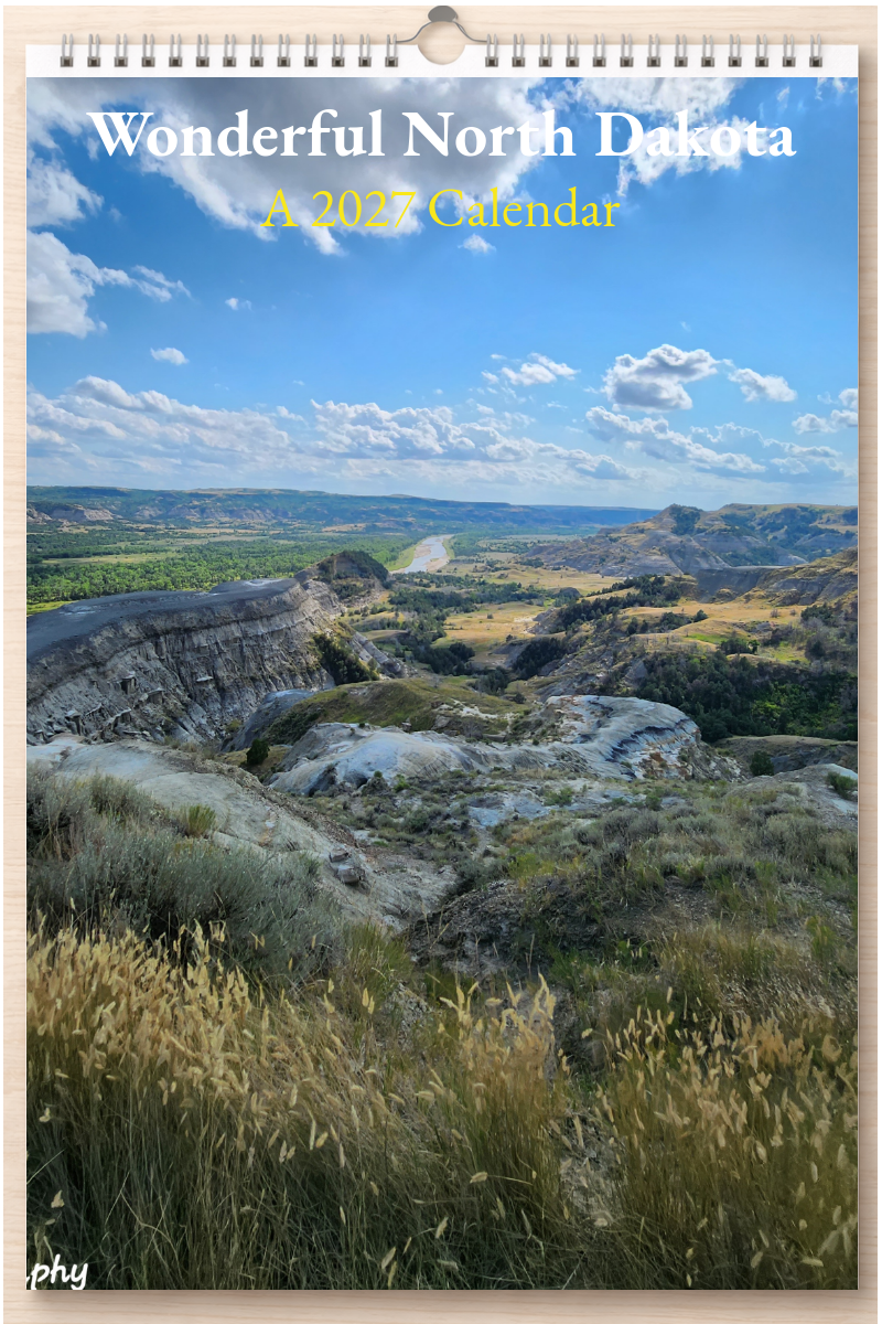 Wonderful North Dakota: A 2027 Calendar