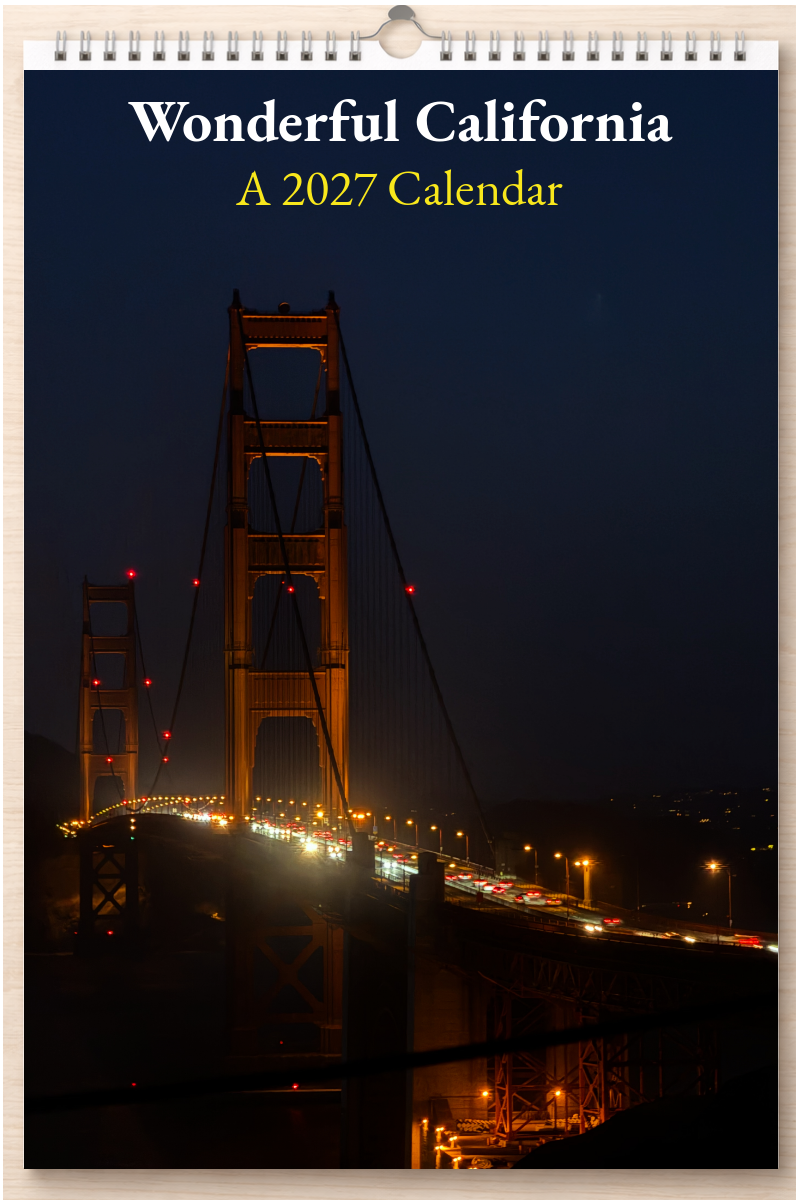 Wonderful California: A 2027 Calendar