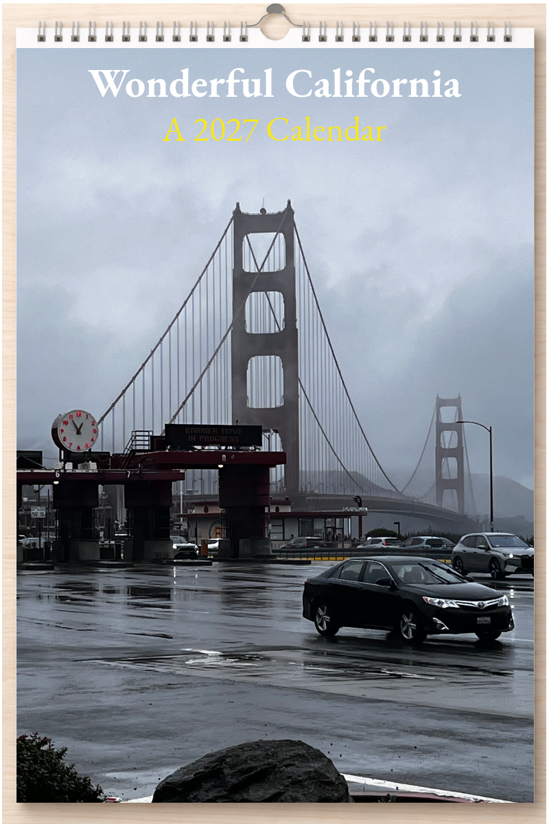 Wonderful California: A 2027 Calendar