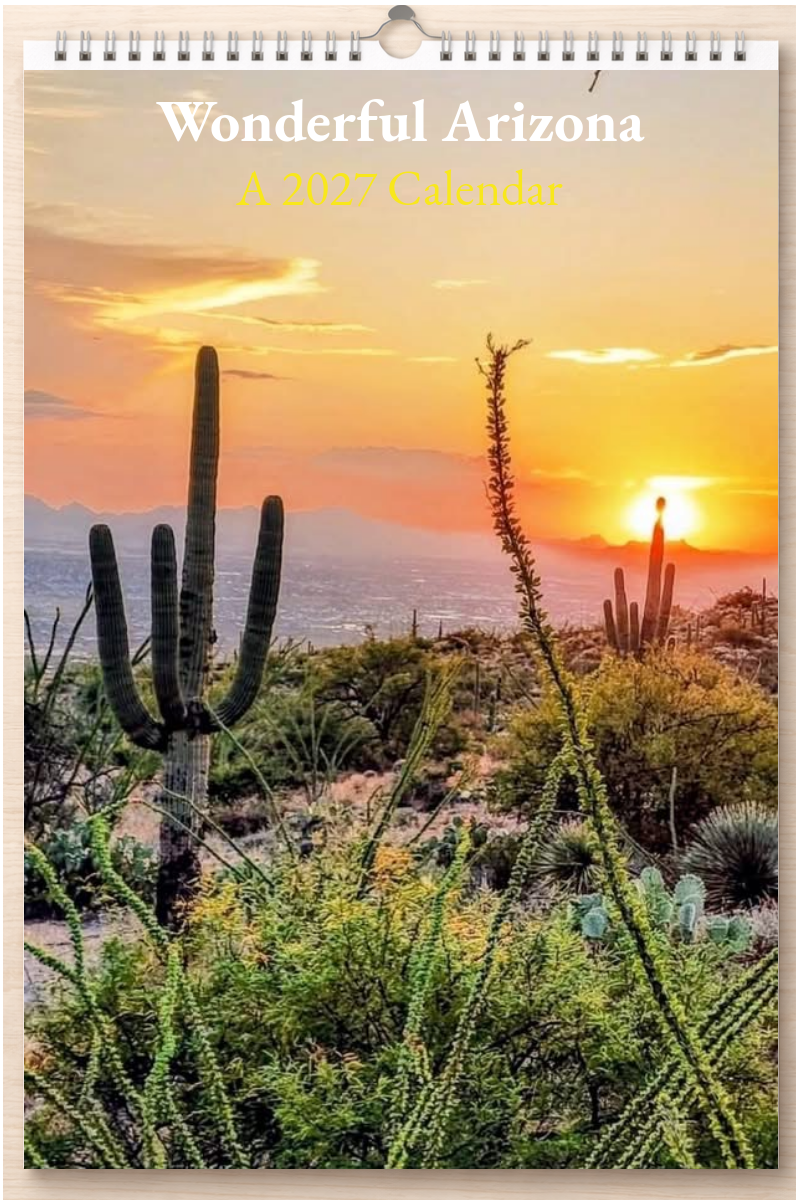 Wonderful Arizona: A 2027 Calendar
