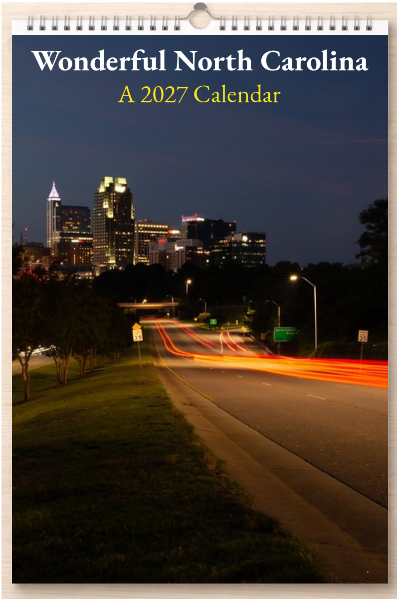 Wonderful North Carolina: A 2027 Calendar