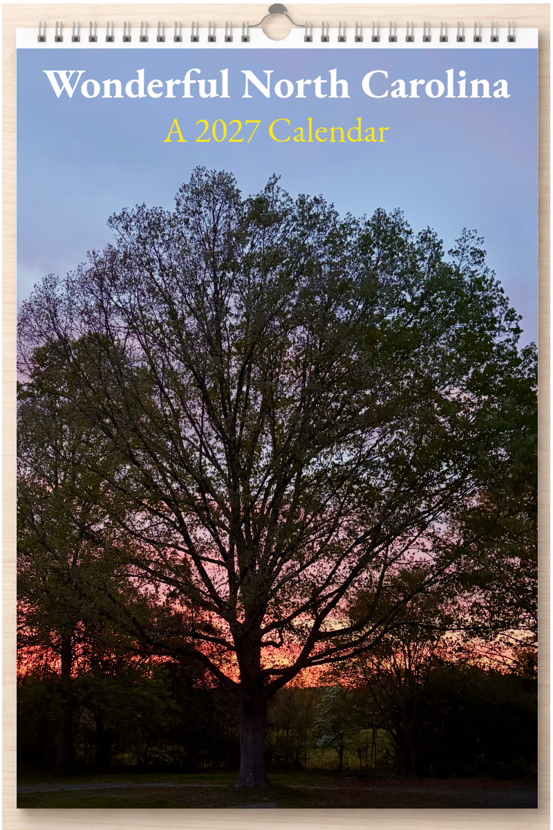 Wonderful North Carolina: A 2027 Calendar