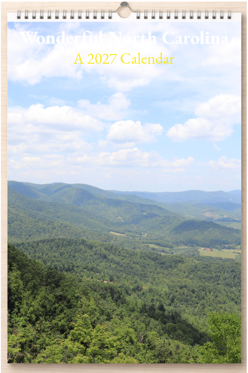 Wonderful North Carolina: A 2027 Calendar