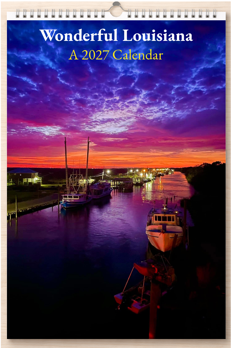 Wonderful Louisiana: A 2027 Calendar