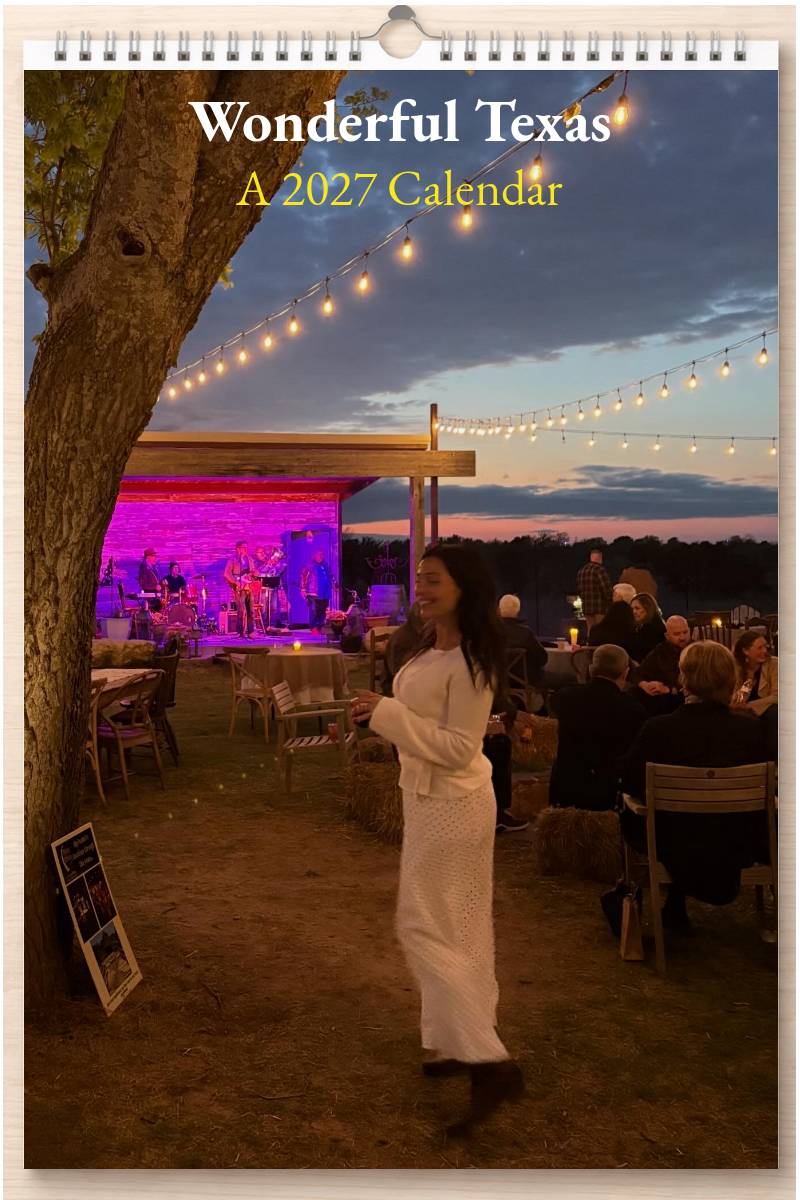Wonderful Texas: A 2027 Calendar