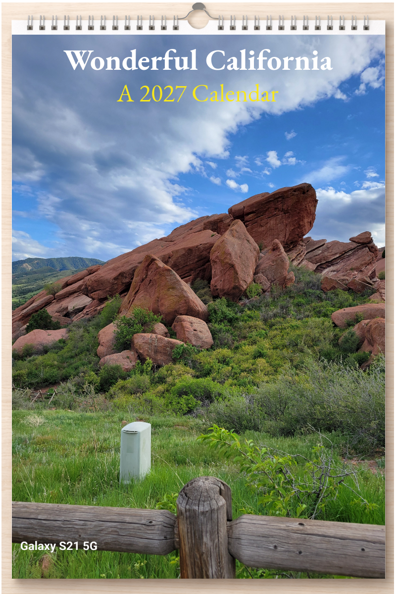 Wonderful California: A 2027 Calendar