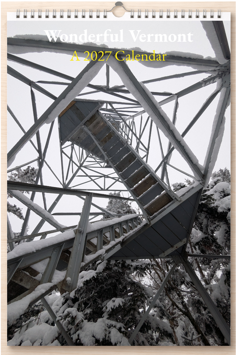 Wonderful Vermont: A 2027 Calendar