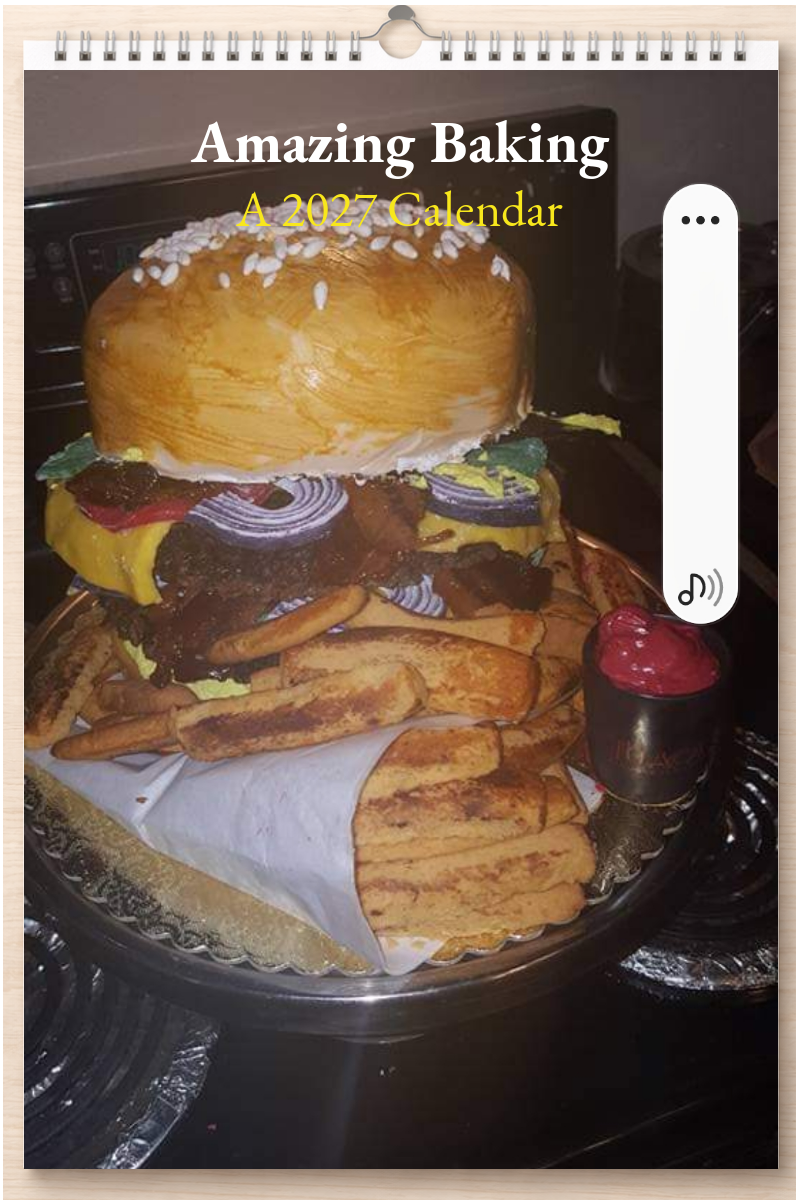 Amazing Baking: A 2027 Calendar
