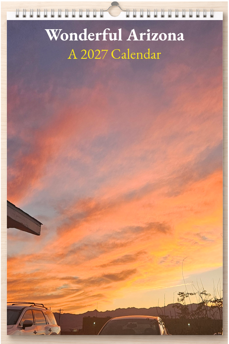 Wonderful Arizona: A 2027 Calendar