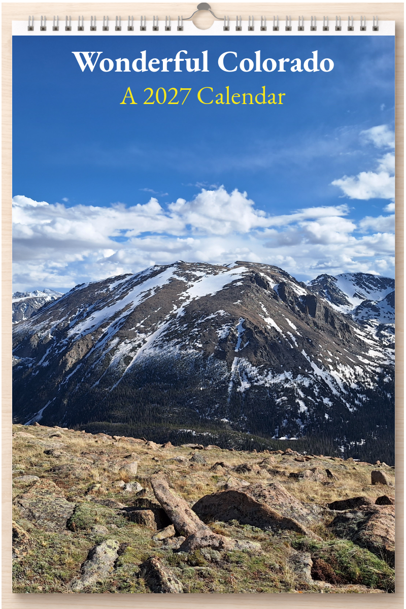Wonderful Colorado: A 2027 Calendar