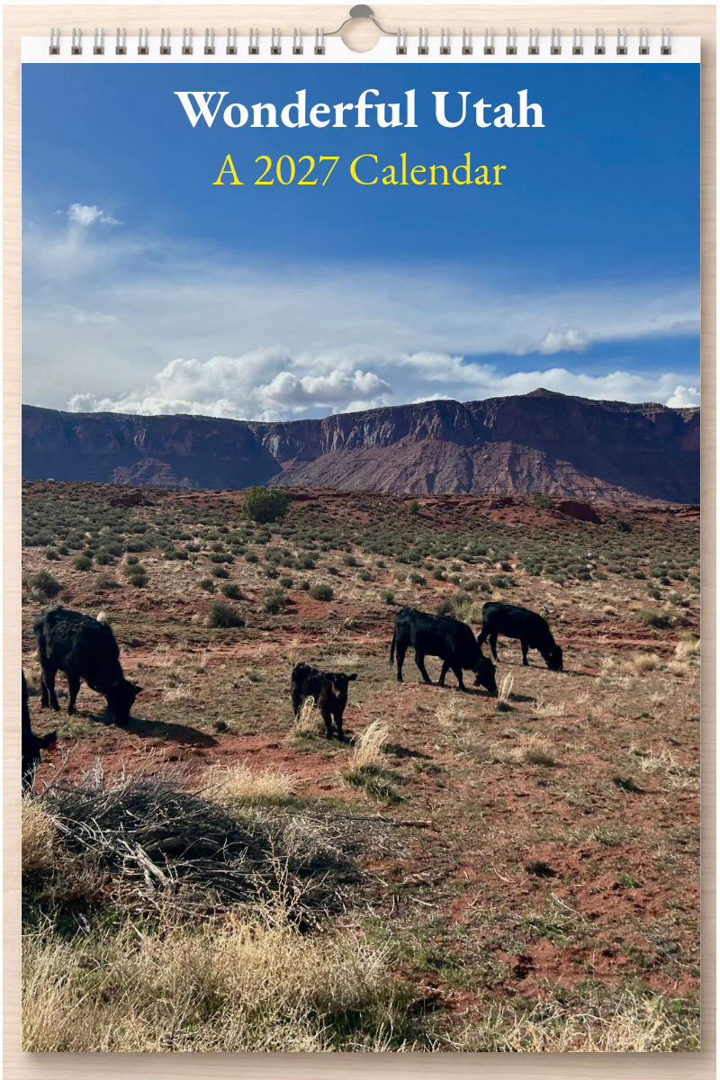 Wonderful Utah: A 2027 Calendar