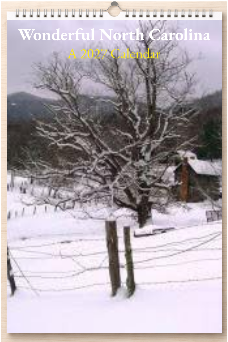 Wonderful North Carolina: A 2027 Calendar