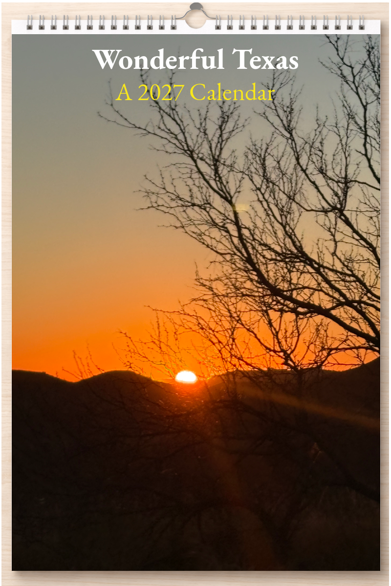 Wonderful Texas: A 2027 Calendar