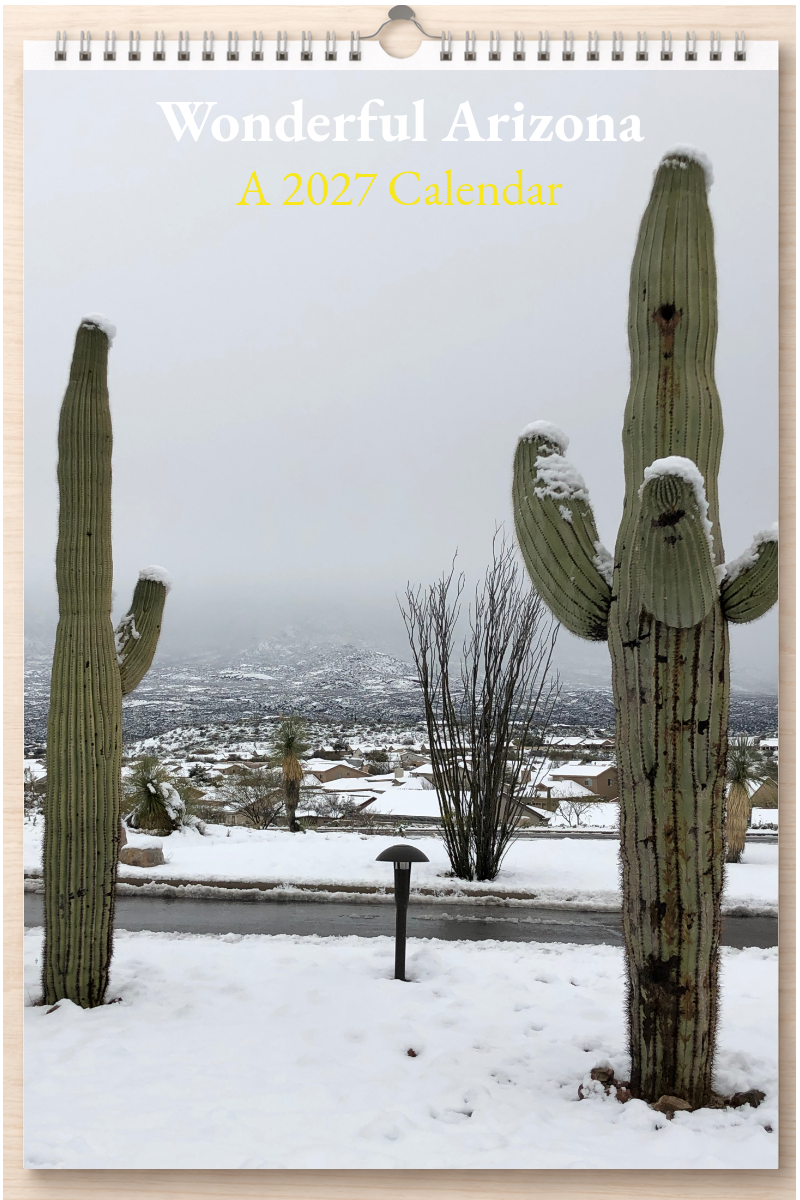 Wonderful Arizona: A 2027 Calendar