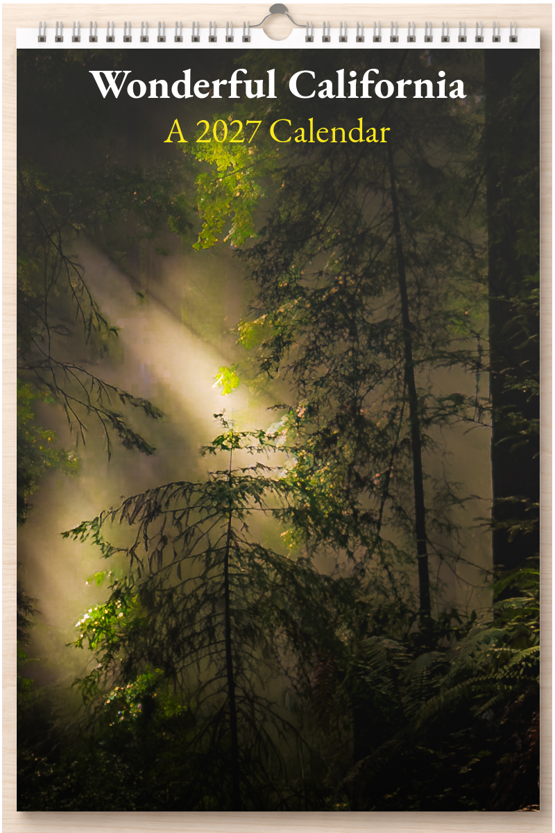 Wonderful California: A 2027 Calendar