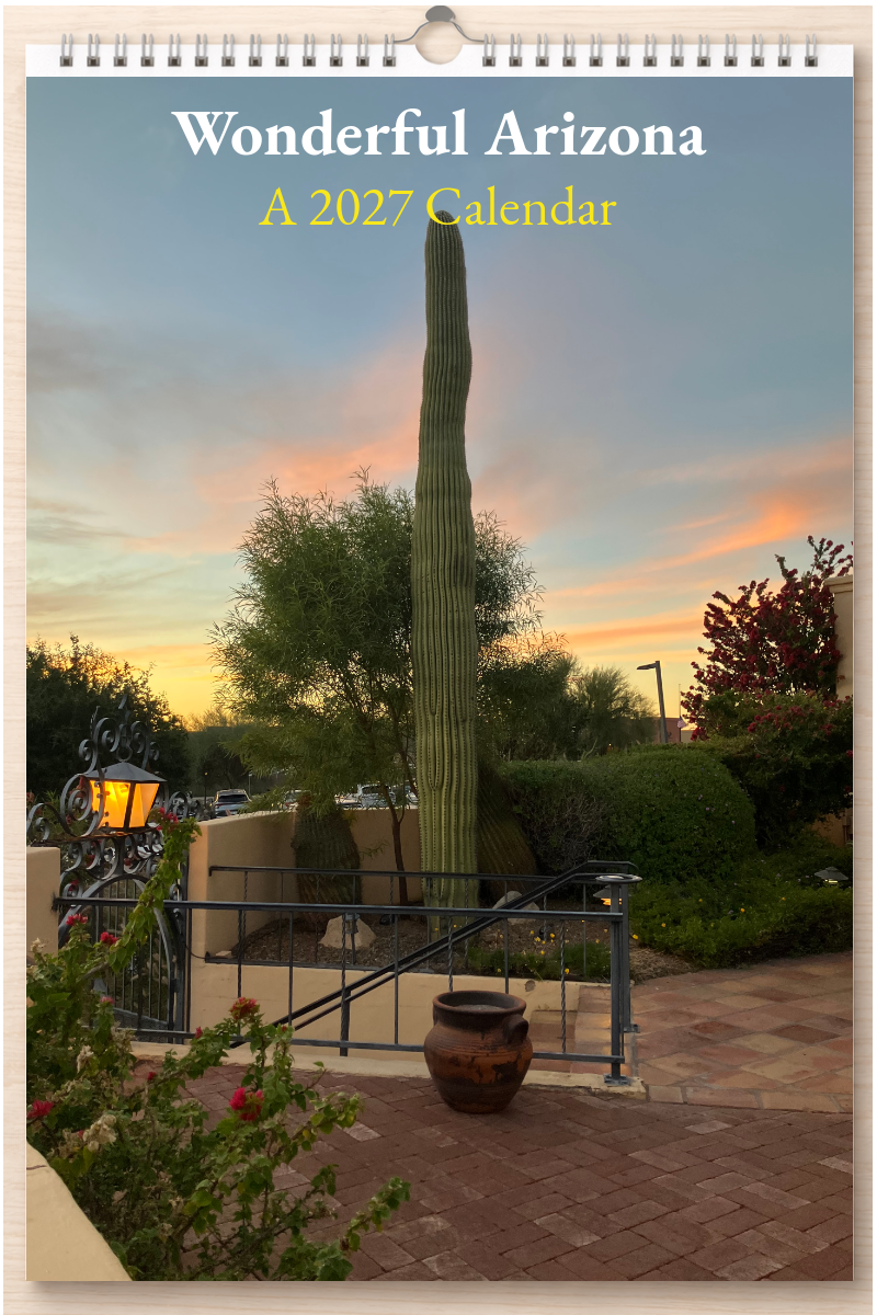 Wonderful Arizona: A 2027 Calendar