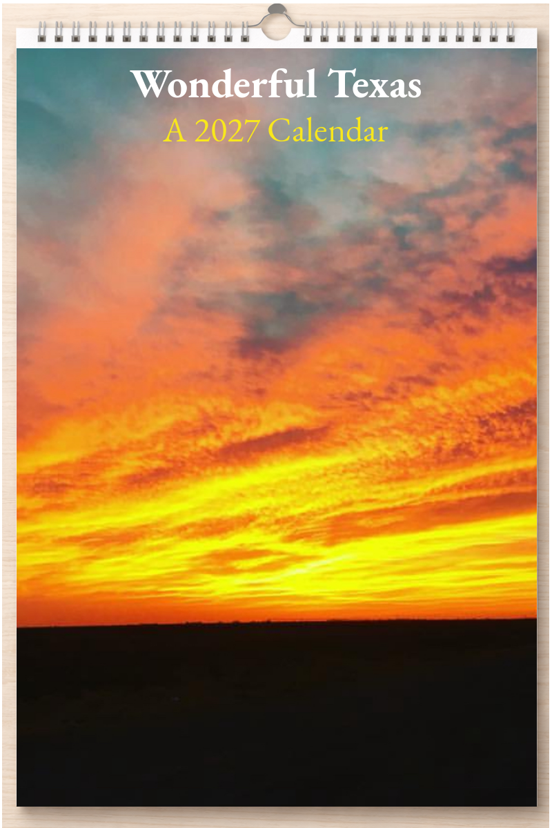 Wonderful Texas: A 2027 Calendar