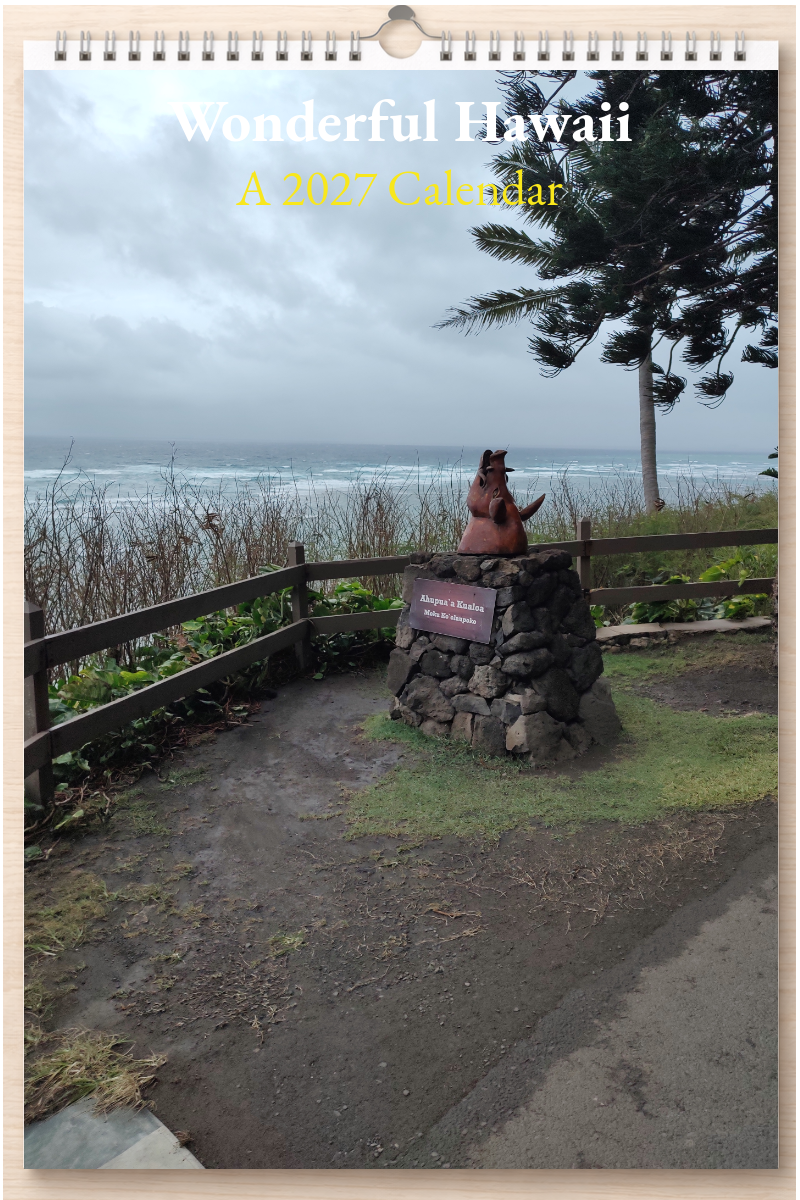 Wonderful Hawaii: A 2027 Calendar